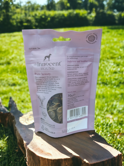 The Innocent Hound Sliced Venison Sausage