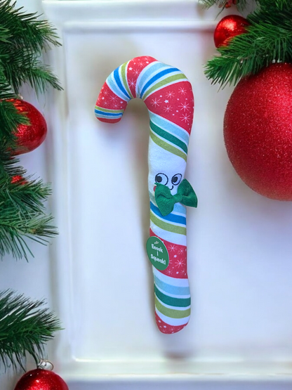 Candy Cane Plush Toy