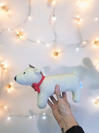 Polar Bear Knitted Plush Toy