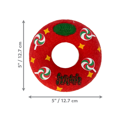 KONG Holiday AirDog Squeaker Donut