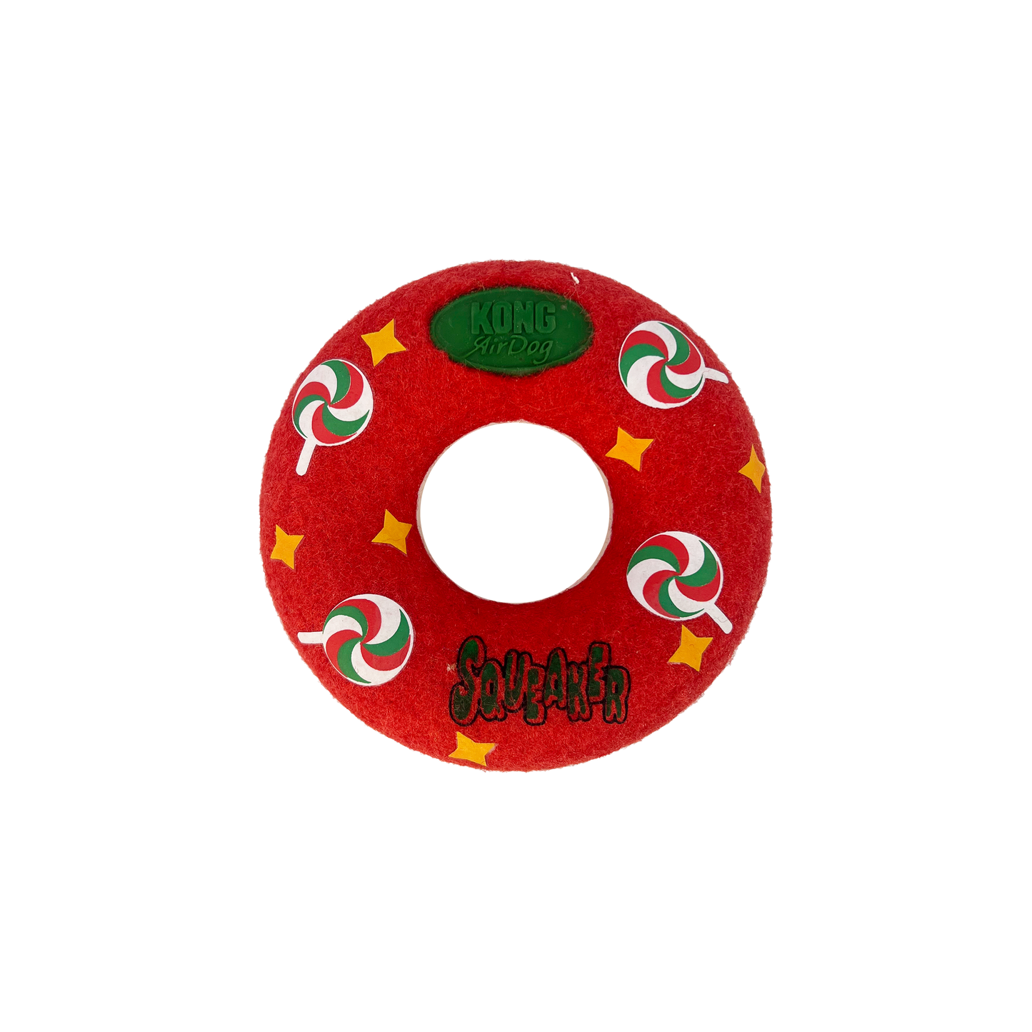 KONG Holiday AirDog Squeaker Donut