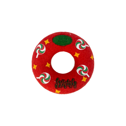 KONG Holiday AirDog Squeaker Donut