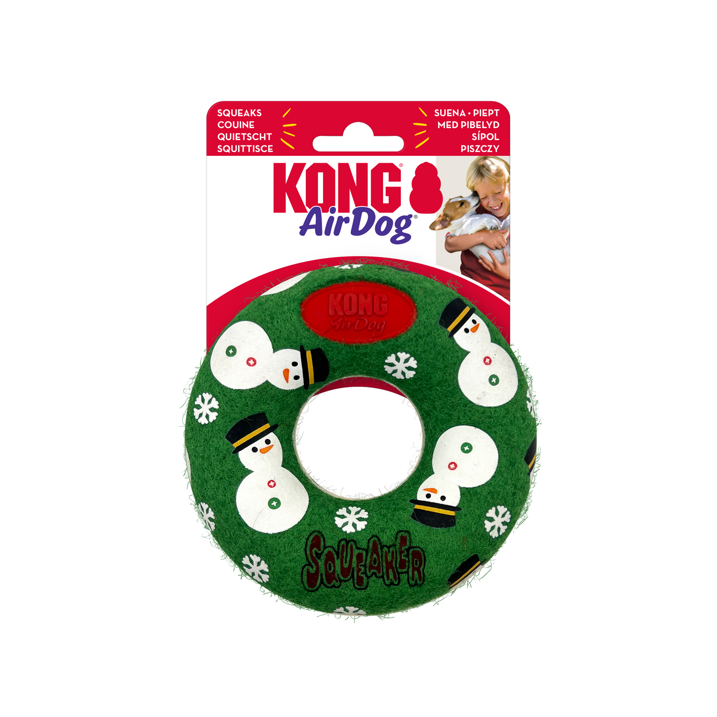 KONG Holiday AirDog Donut