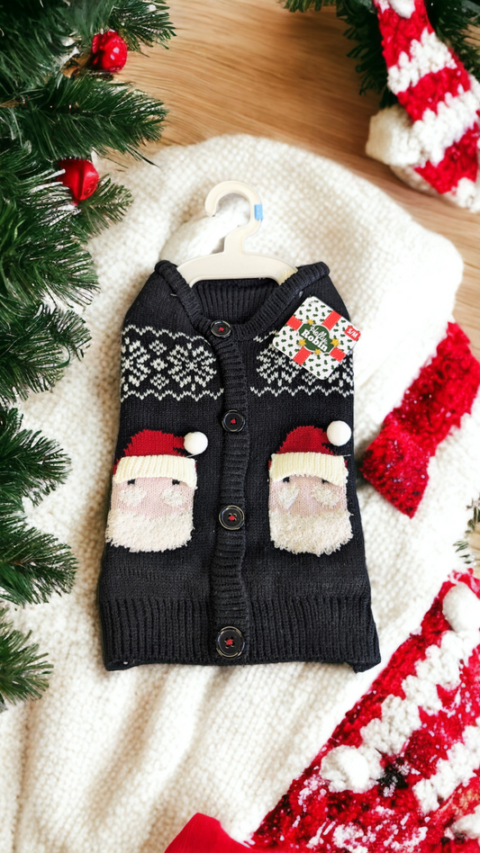Holly & Robin Cosy Knit Santa Jumper